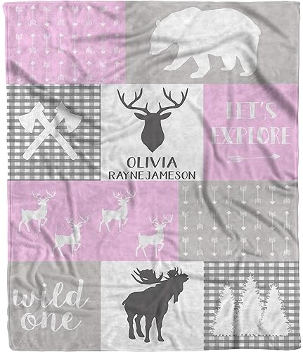 personalized crib blanket