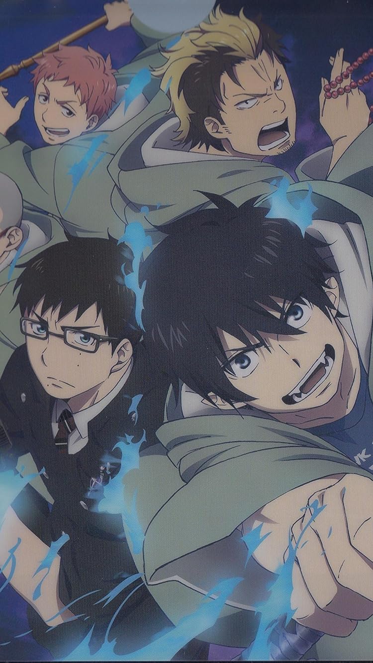 青の祓魔師 奥村燐,奥村雪男,志摩 廉造（しま れんぞう）,勝呂 竜士（すぐろ りゅうじ） iPhone SE/8/7/6s(750×1334)壁紙 画像63017 スマポ