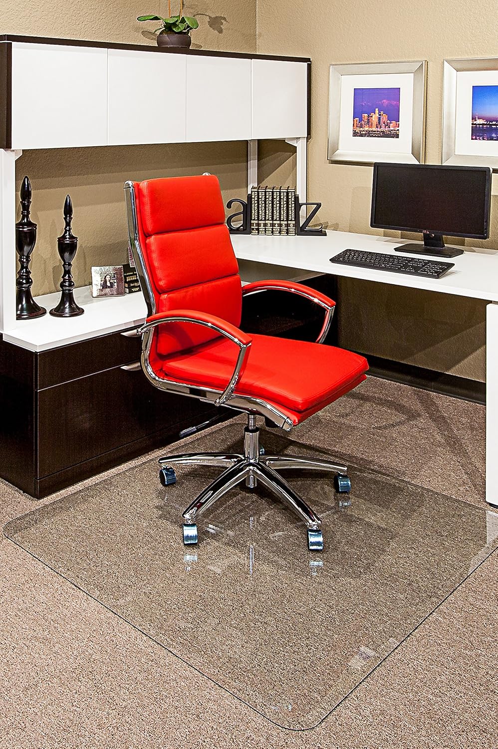 Best office chair floor mat for carpet glass