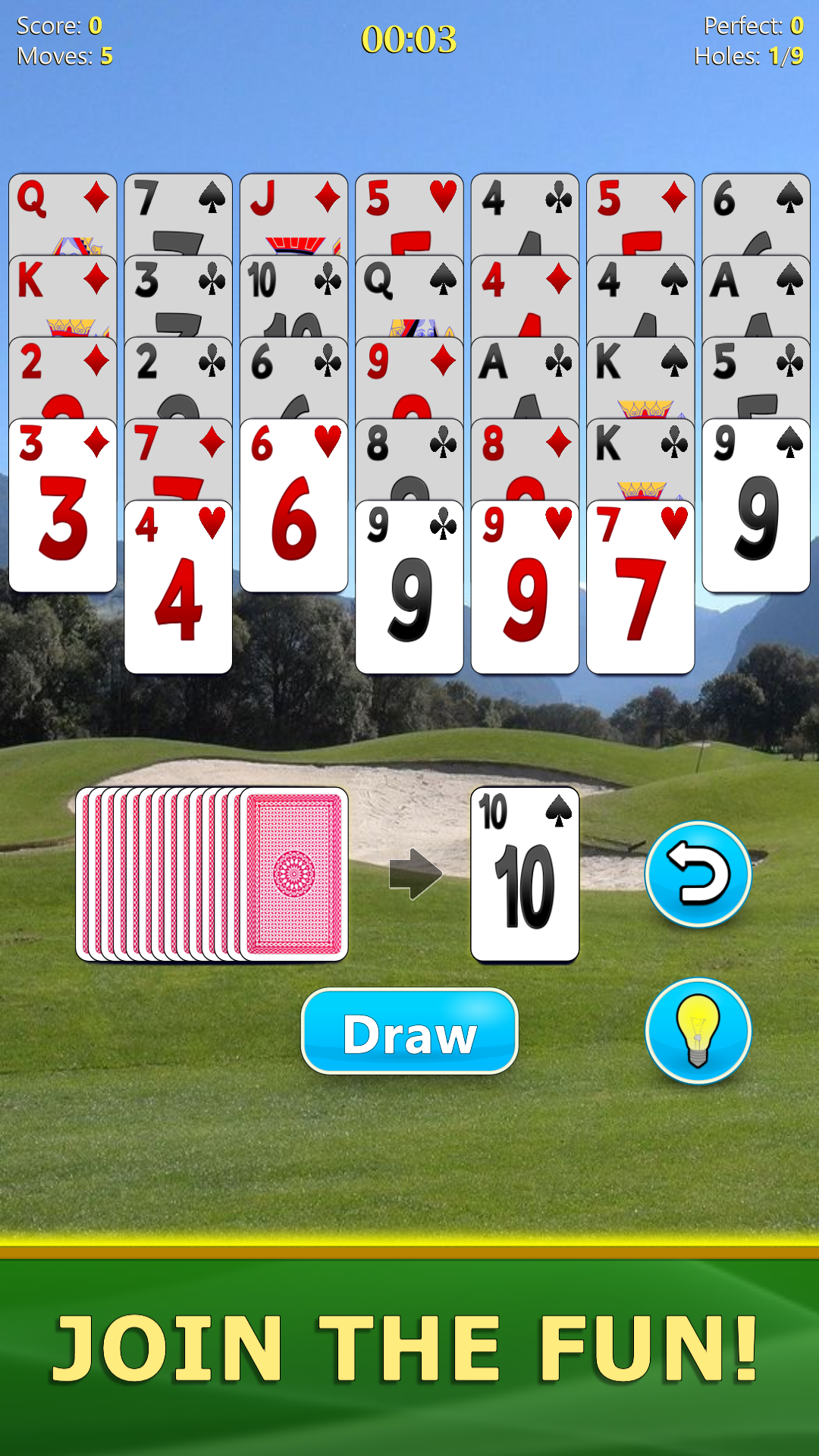 Golf Solitaire Card for Android