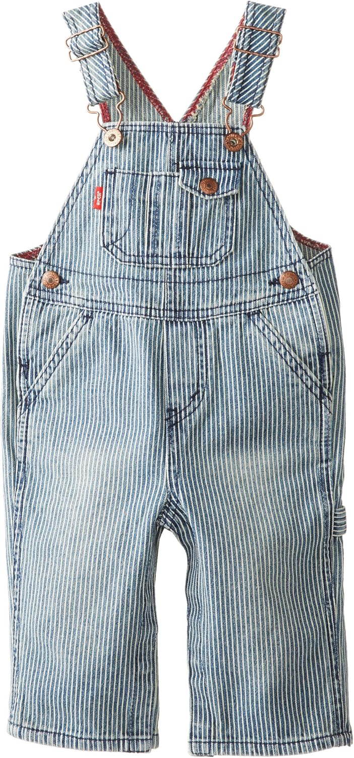 Levi's Baby Boys' My First Overall with Snappy Tape Clothing