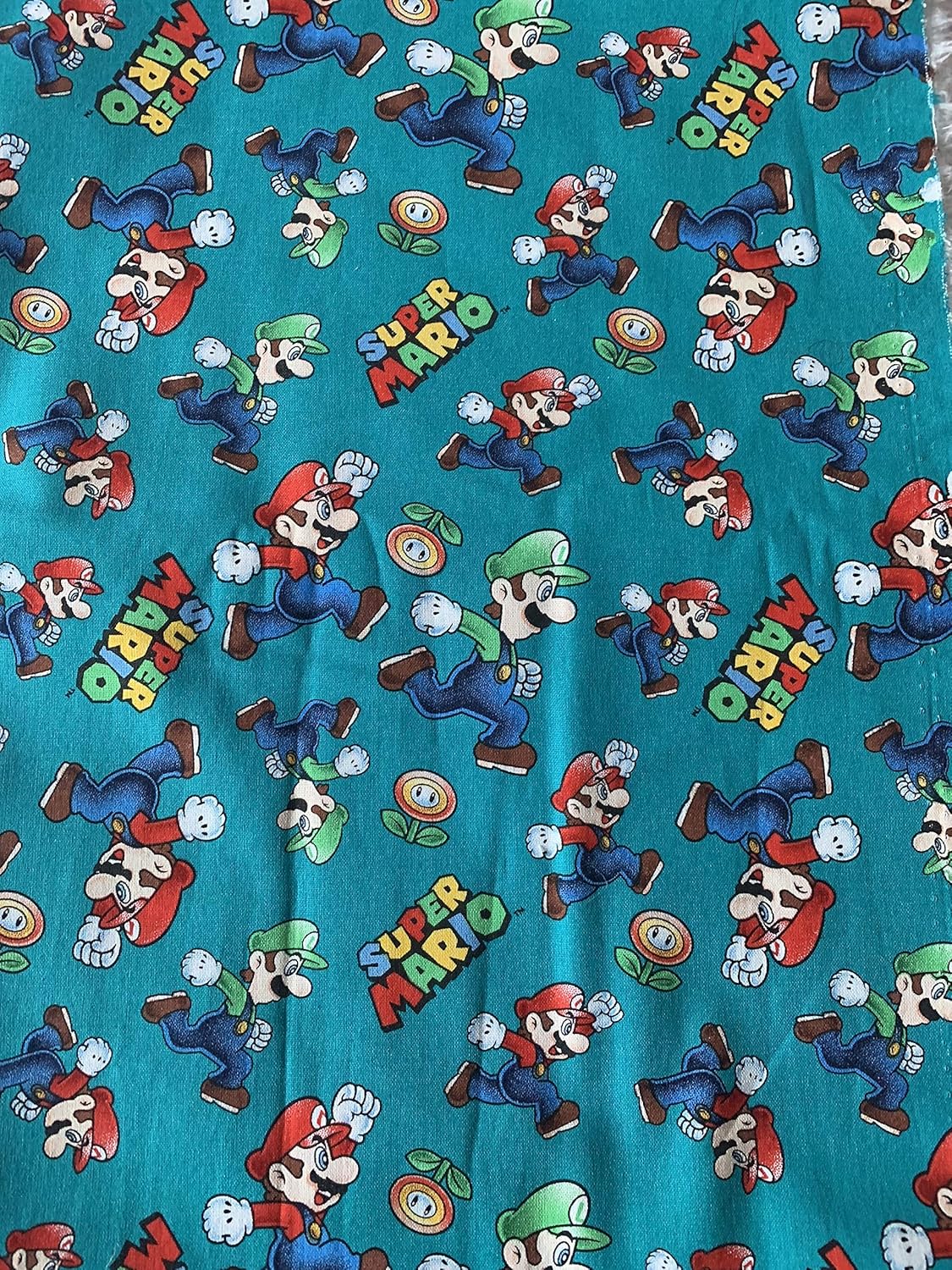 CHILD WEIGHTED BLANKET in Mario Brothers with 6 lbs, lap