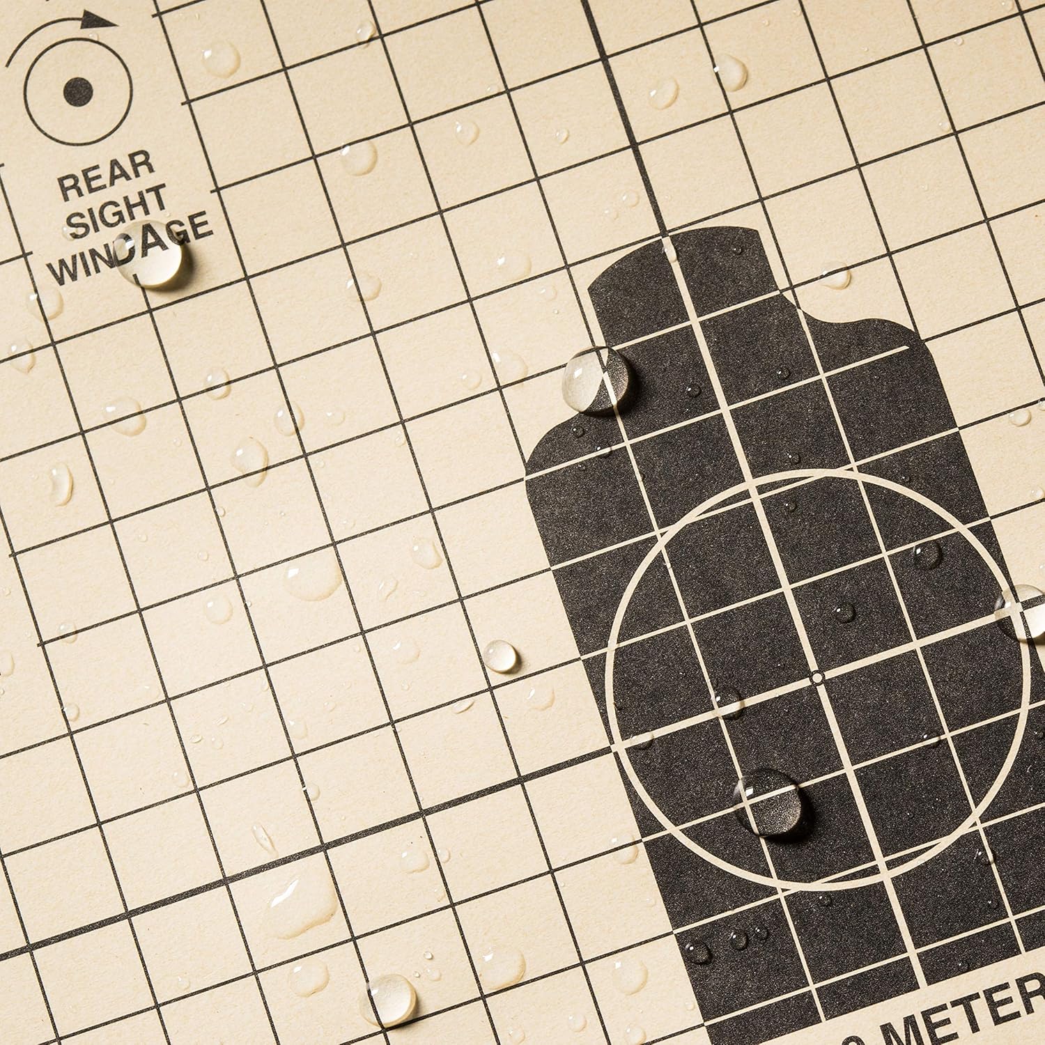 Rite In The Rain Weatherproof 25 Meter Target, 8 1/2" x 11", Tan, M16A2 / M16A4 Front, M4 Carbine Back, 100 Sheet Pack (No. 9125) : Sporting Goods : Sports & Outdoors