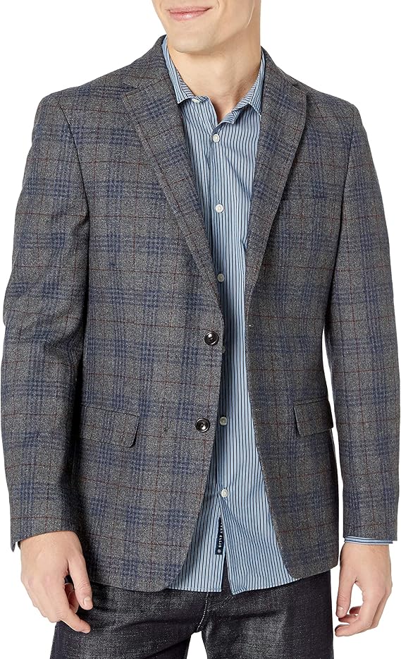 Tommy Hilfiger 汤米希尔费格 羊毛呢 男式格纹休闲西服 3.8折$52.99 海淘转运到手约¥467 Tommy Hilfiger 汤米希尔费格 羊毛呢 男式格纹休闲西服 3.8折$52.99 海淘转运到手约¥467