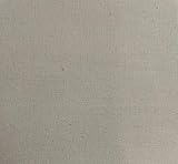M & J 100% Cotton Calico Fabric Natural 160cm Wide 1m Medium Weight view 4