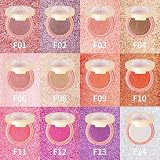 Oulac Shimmer Blusher F06 Pinky Ice Light Skin Hydrating Long-Lasting Vegan view 8
