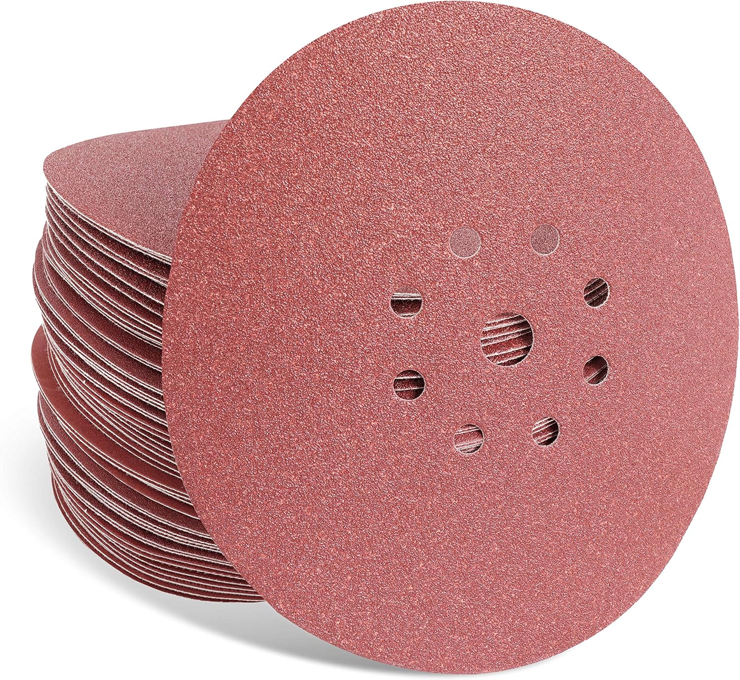 S&R Sanding Discs Set diameter 225mm - 10pcs Professional Abrasive Discs for Random Orbital Sanders Commercial Quality (P80 Grit) - Image 3