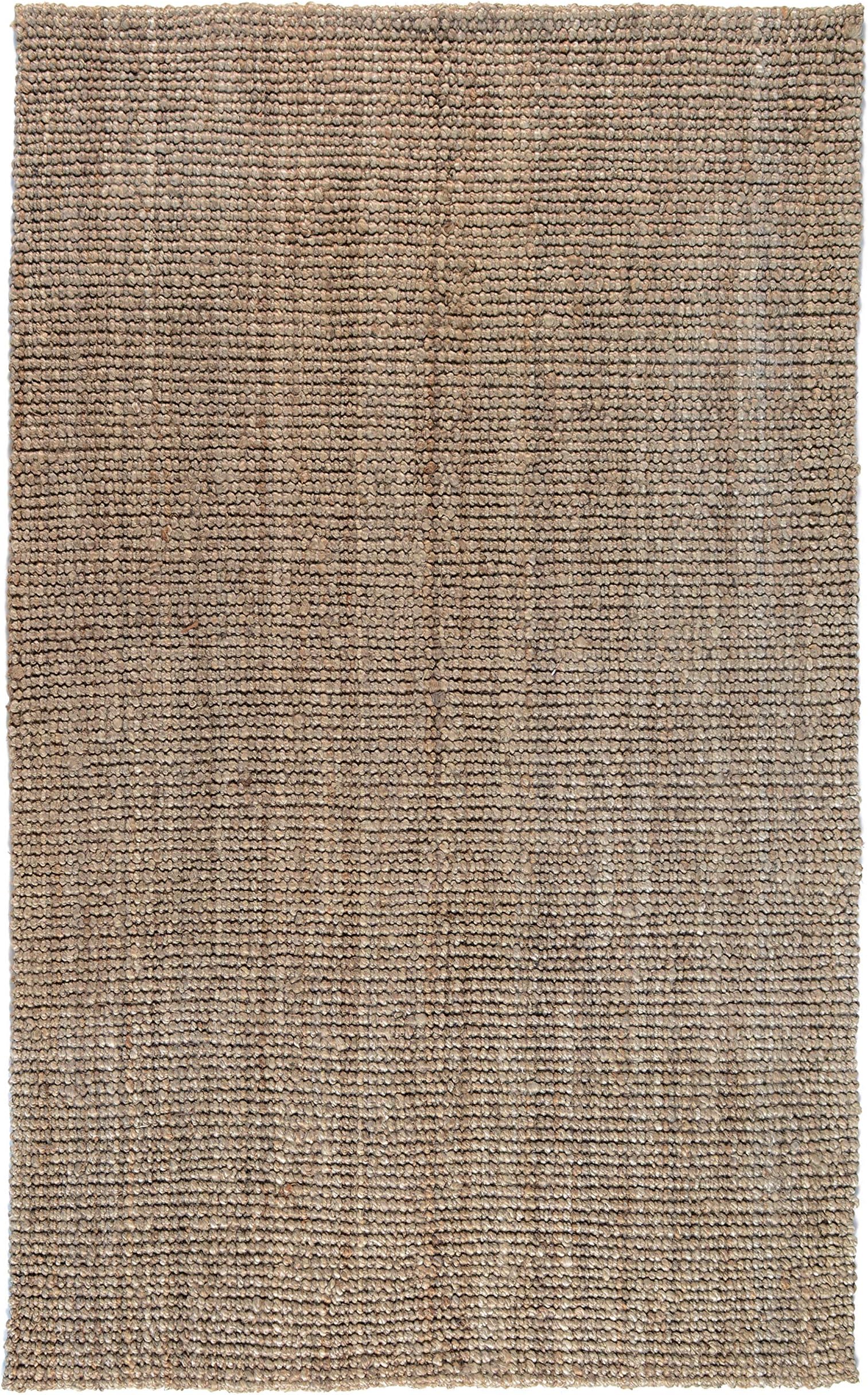 Hand Spun Chunky Loop Jute Rug in Oatmeal 2' X 3'