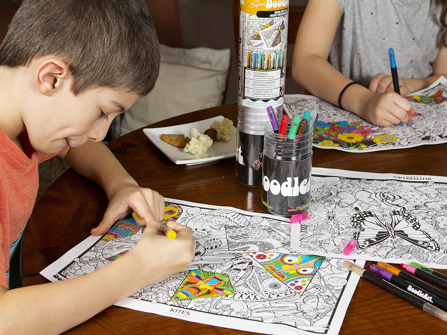 Buy The Original DoodleArt Mini Kit 1 Coloring Poster Set Online At