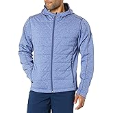 Cutter & Buck mens Insulated and Quilted Altitude Full Zip Hooded Fleece Jacket