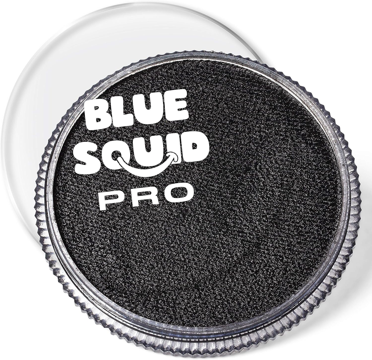 Blue Squid PRO Face Paint - Classic Black (30gm), Superior Quality Professional Water Based Single Cake, Face & Body Makeup Supplies for Adults, Kids & SFX