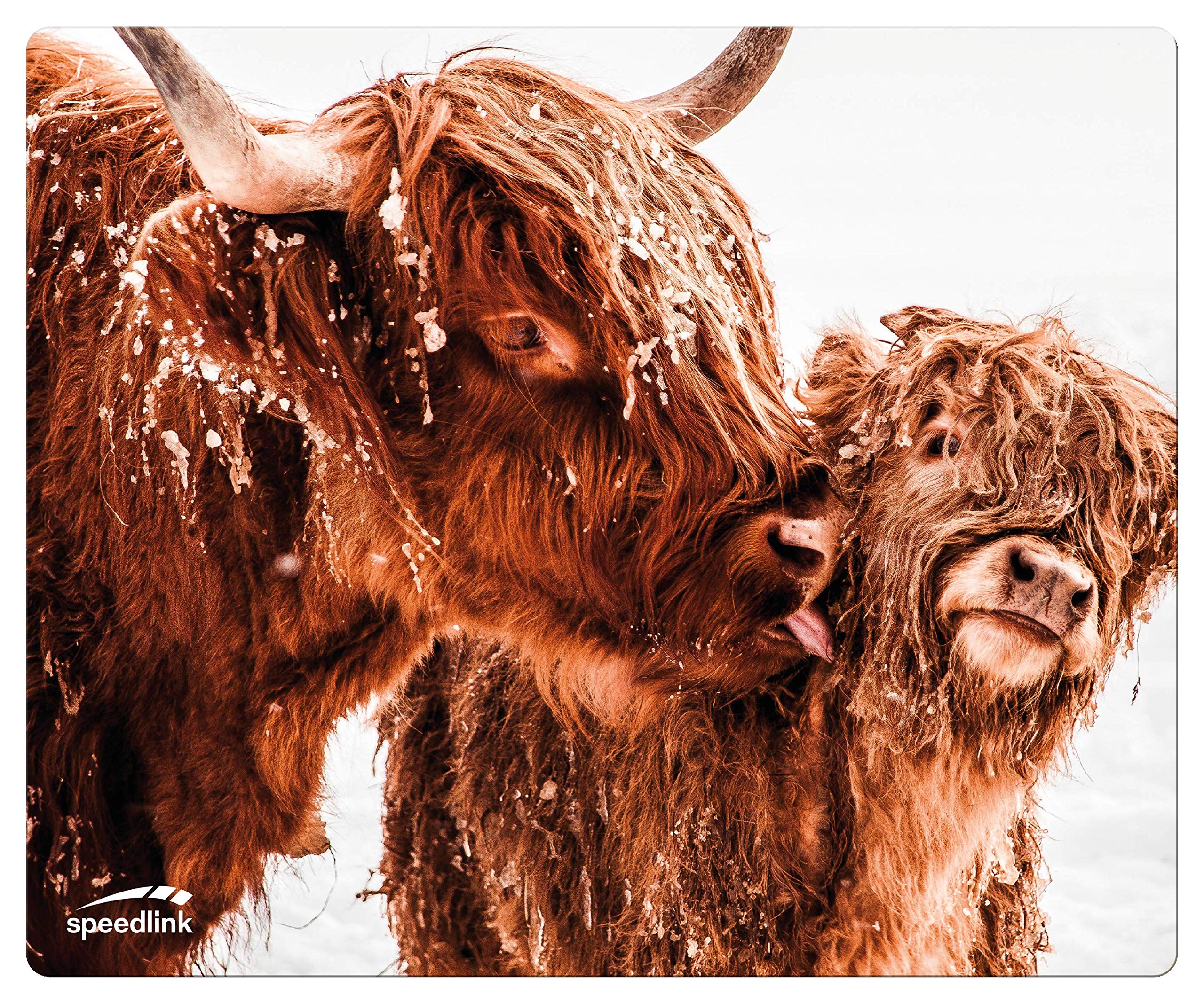 Speedlink SILK Mousepad - mousepad with soft textile surface, anti-static finish and the perfect glide, Cow