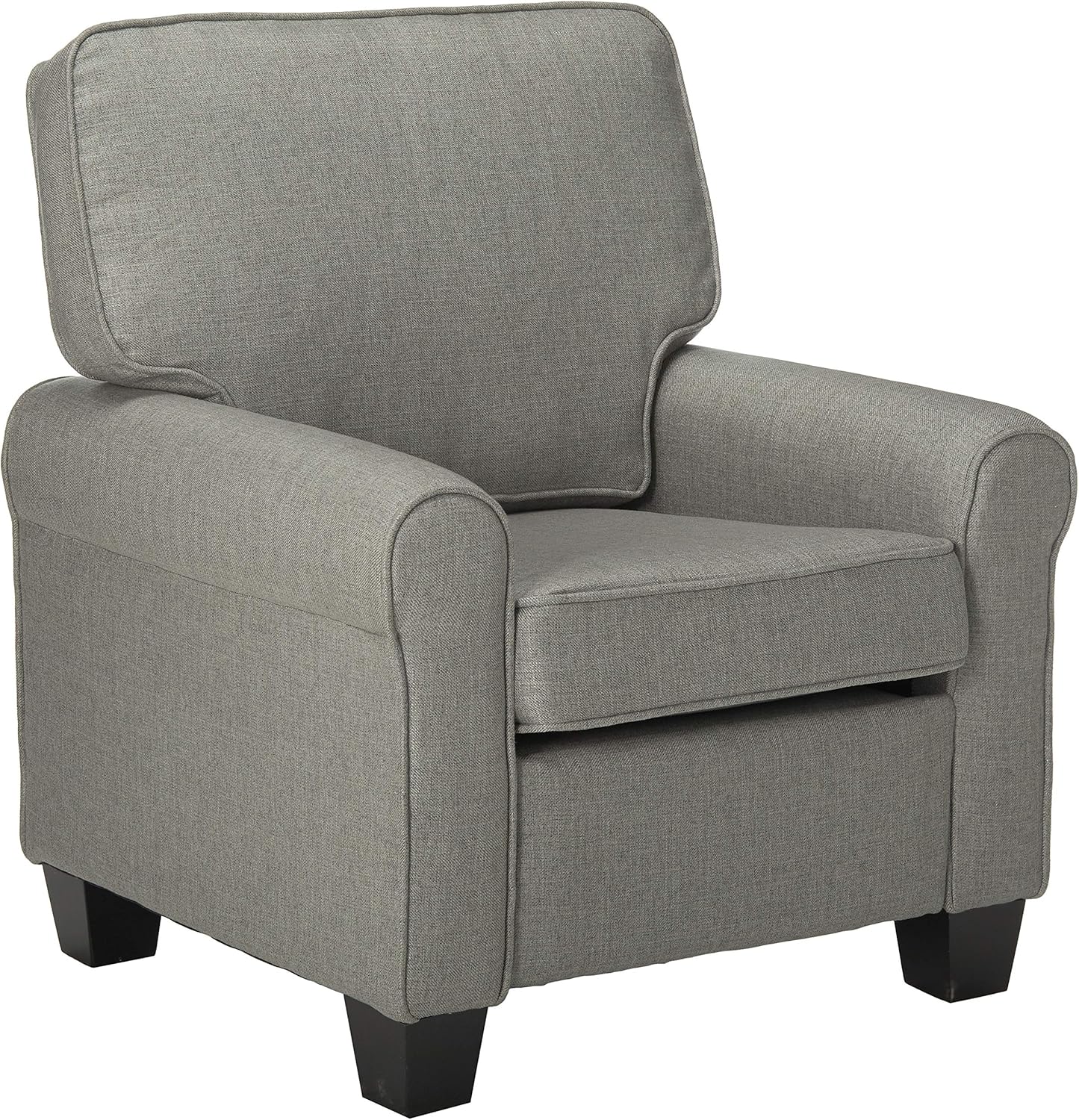 Christopher Knight Home Patricia Club Chair, Mid-Century Modern, Minimal, Gray, Black, Rose Gold