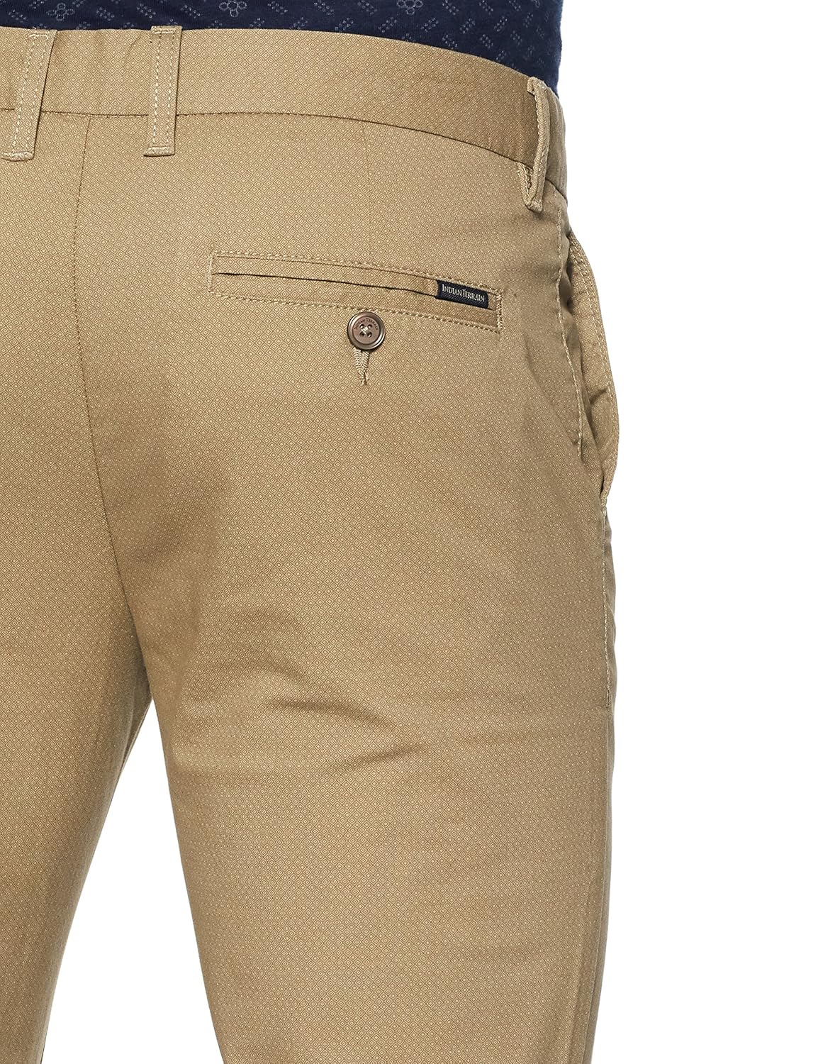 indian terrain men's skinny fit casual trousers