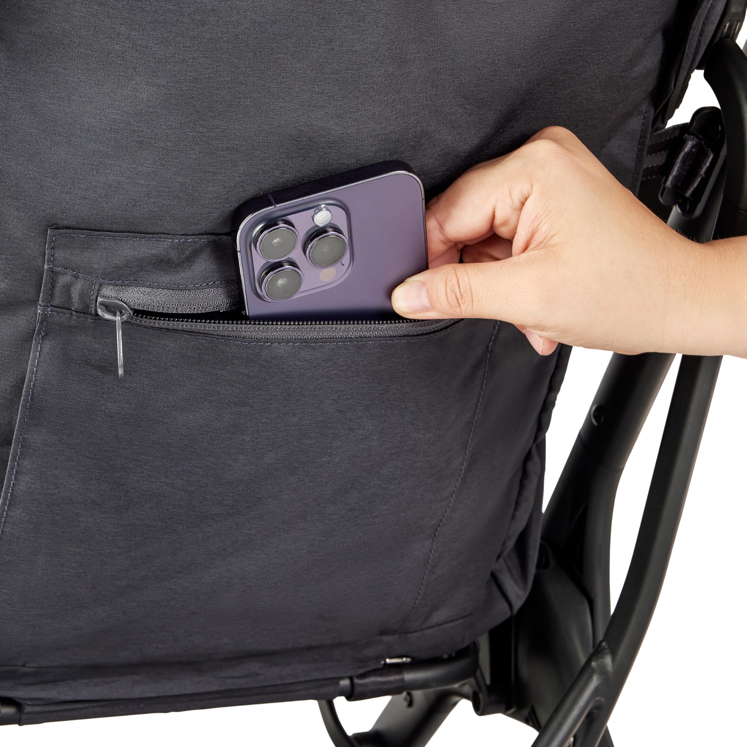 Ergobaby Metro3 Kinderwagen Buggy mit Liegefunktion, Baby-Buggy ab Geburt bis 22kg (0-4 Jahre), Zusammenklappbar und Autositz Kompatibel, höhenverstellbarer Griff, ergonomischer Sitz, Soft Olive 9