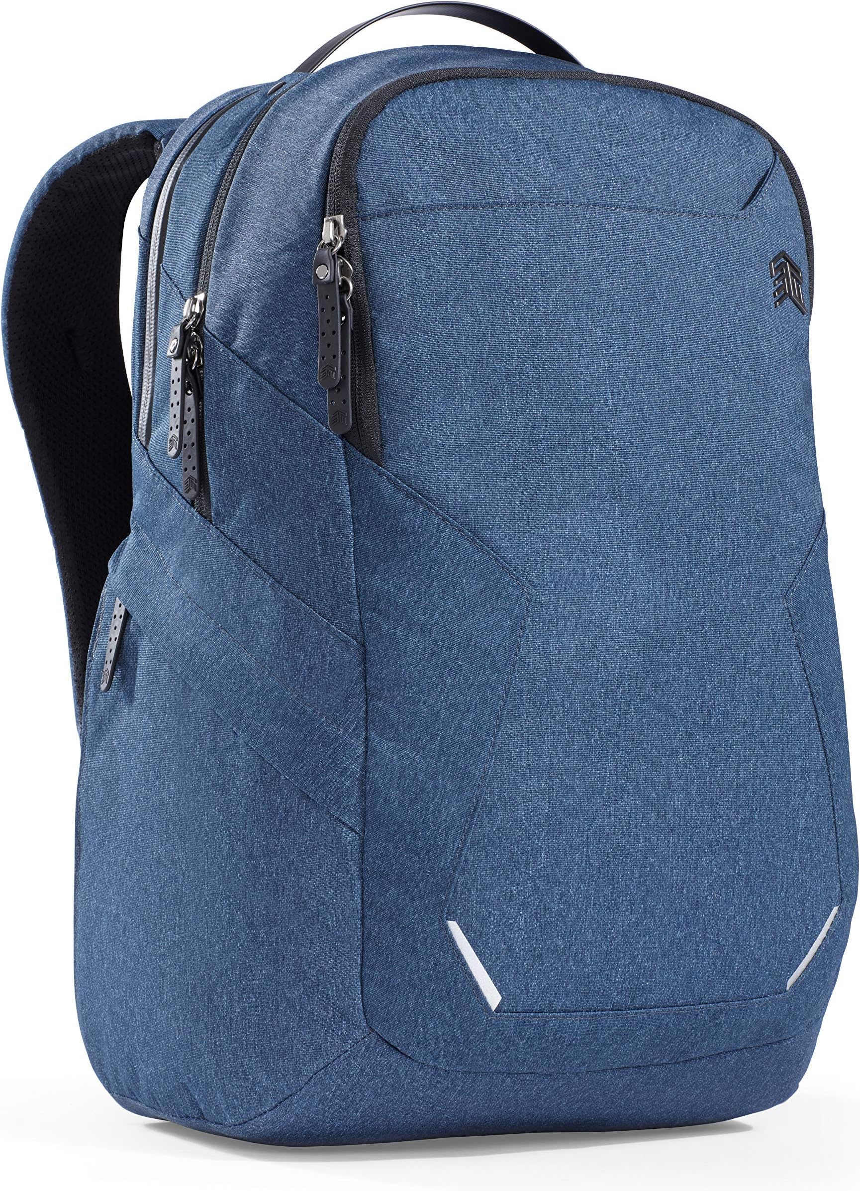 STM Myth 28L Backpack - Durable, Stylish, and Laptop Backpack for Men and Women with Pockets - Fits 15" Laptop and 16" MacBook Pro with Laptop Protection - Slate Blue (stm-117-187P-02)