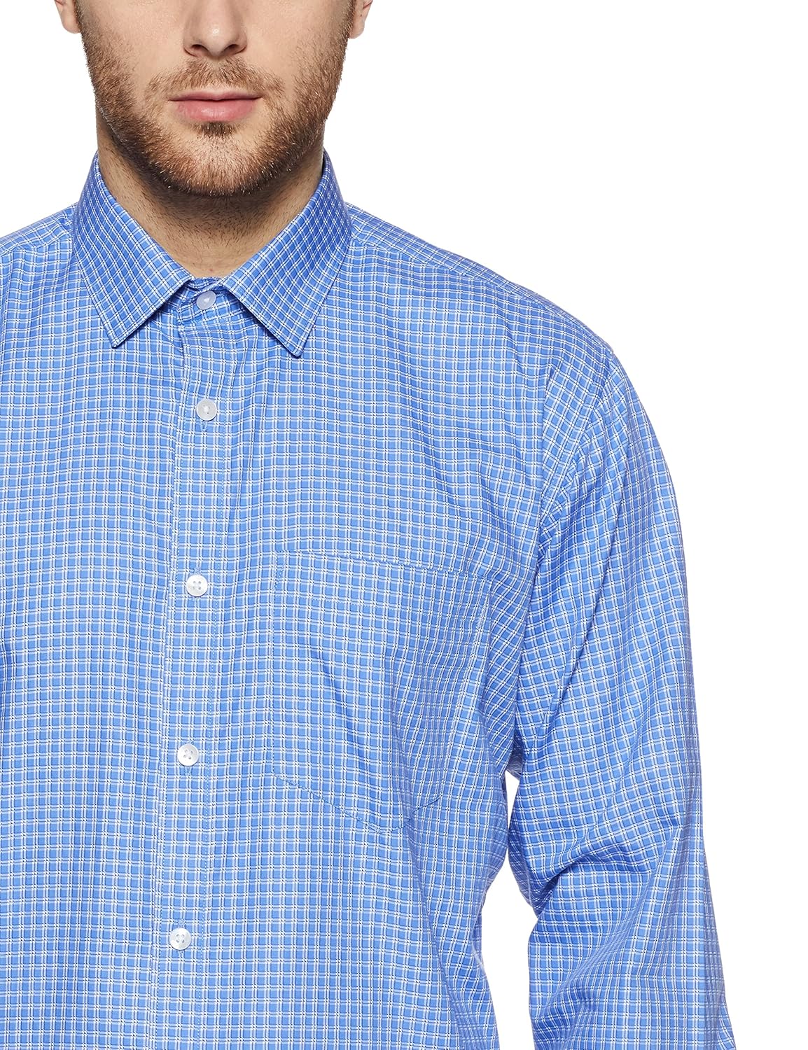 symbol amazon brand men's checkered regular fit cotton shirt