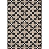 Momeni Rugs , Baja Collection Contemporary Indoor & Outdoor Area Rug, Easy to Clean, UV protected & Fade Resistant, 5'3" x 7'