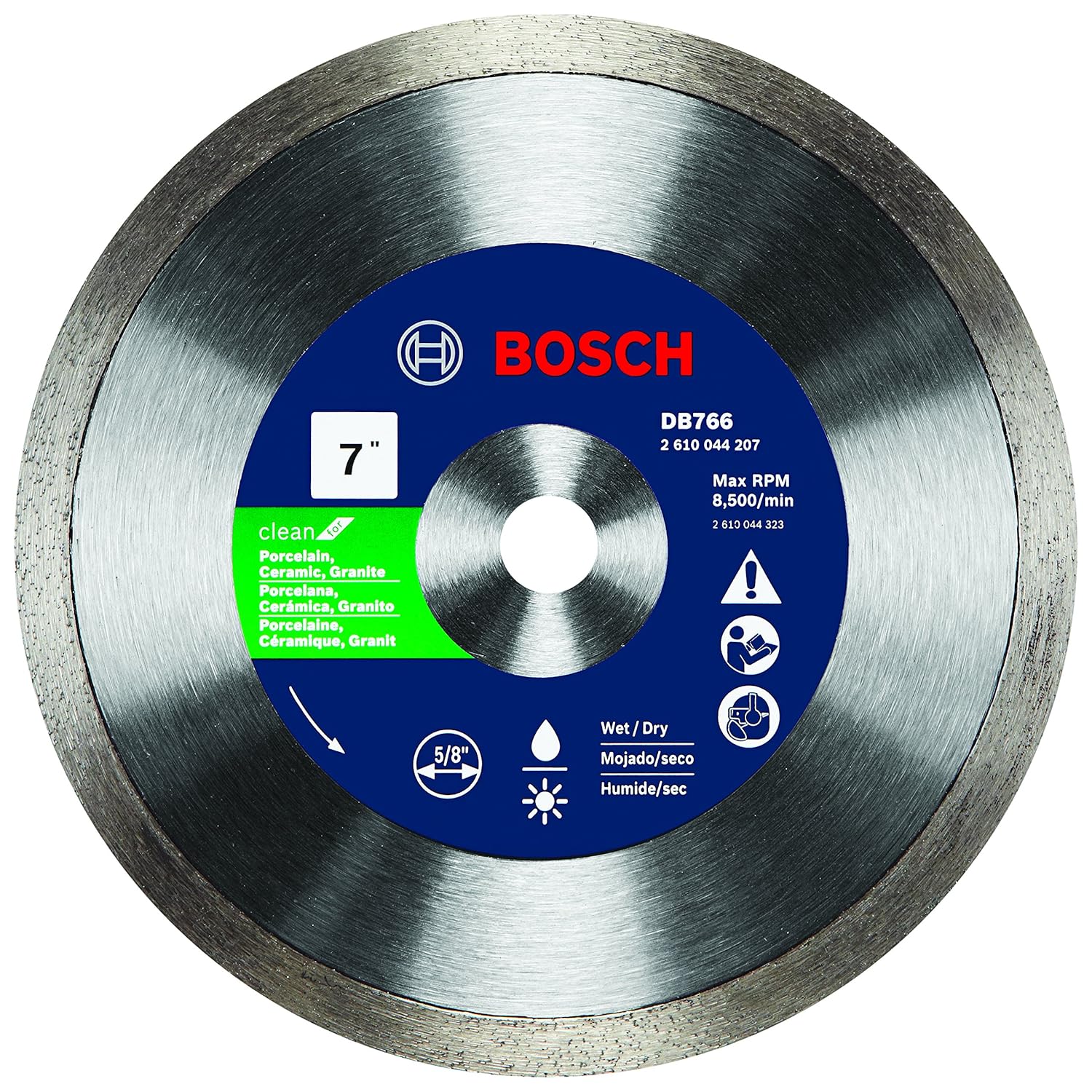 Bosch DB766 Premium Plus 7Inch Wet Cutting Continuous Rim Diamond Saw