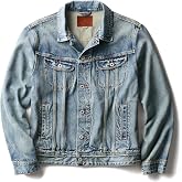 Huckberry Flint and Tinder Selvedge Denim Trucker Jacket, Mens Jean Jacket