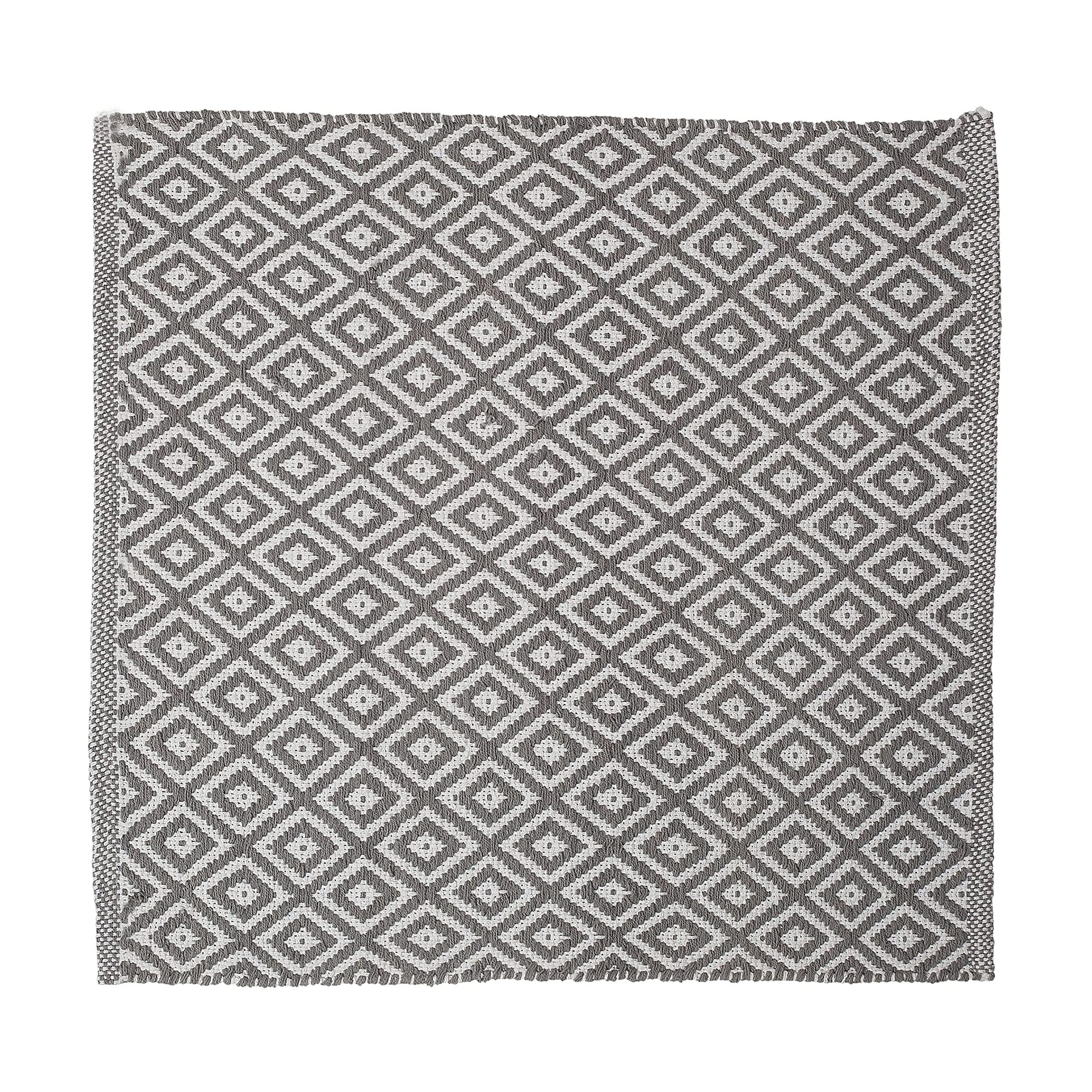 Sealskin Trellis Bath mat 60x60 cm Cotton Grey