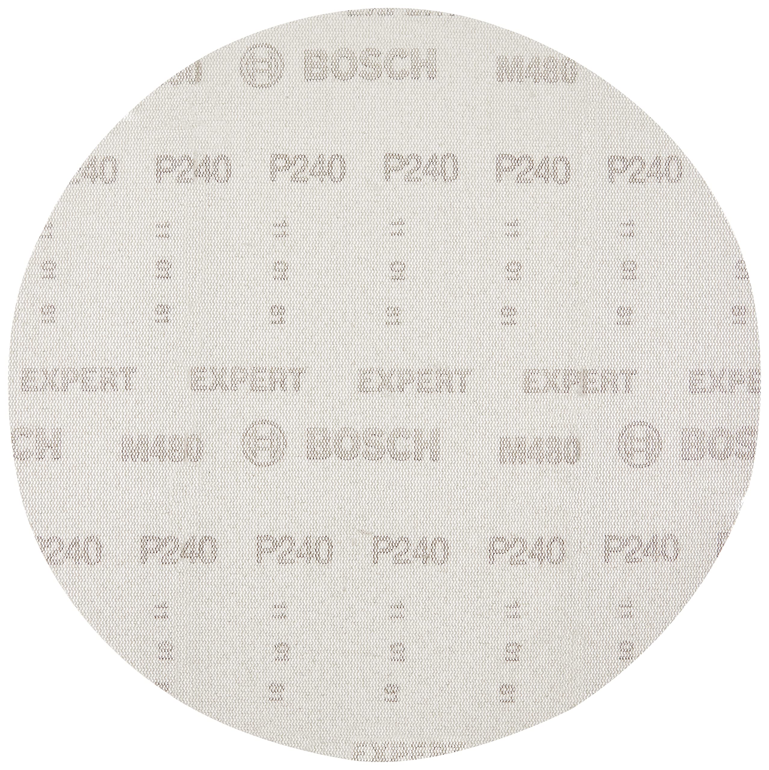 Bosch Professional Set of 50 Sanding Sheets M480 Best for Wood and Paint (Wood and Paint, Ø 125 mm, grit P180, Accessories for Random Orbit Sander)