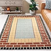SAFAVIEH Four Seasons Collection 8' x 10' Brown / Blue FRS476A Hand-Hooked Area Rug