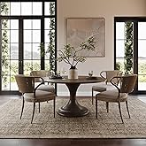 Nuloom Hillstone Collection 4' x 6' Area Rug, Traditional Vintage Distressed Medallion, Thick and Soft, Durable Non-Shedding 
