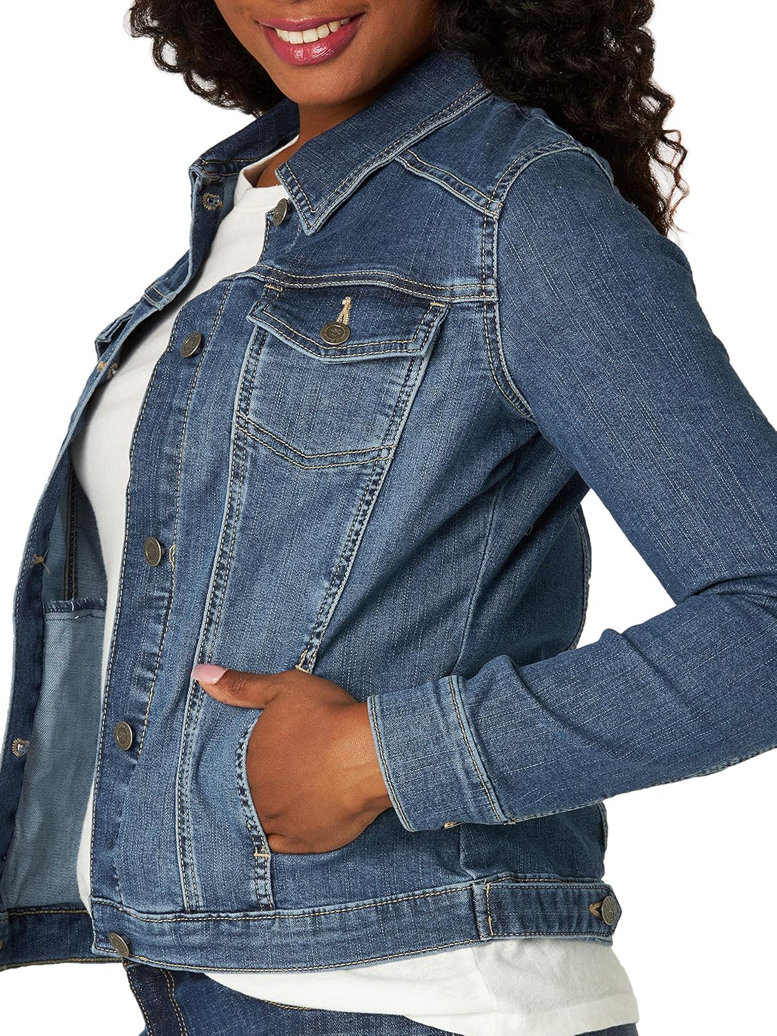 Riders by Lee Indigo Women's Denim Jacket at  Women's Coats Shop