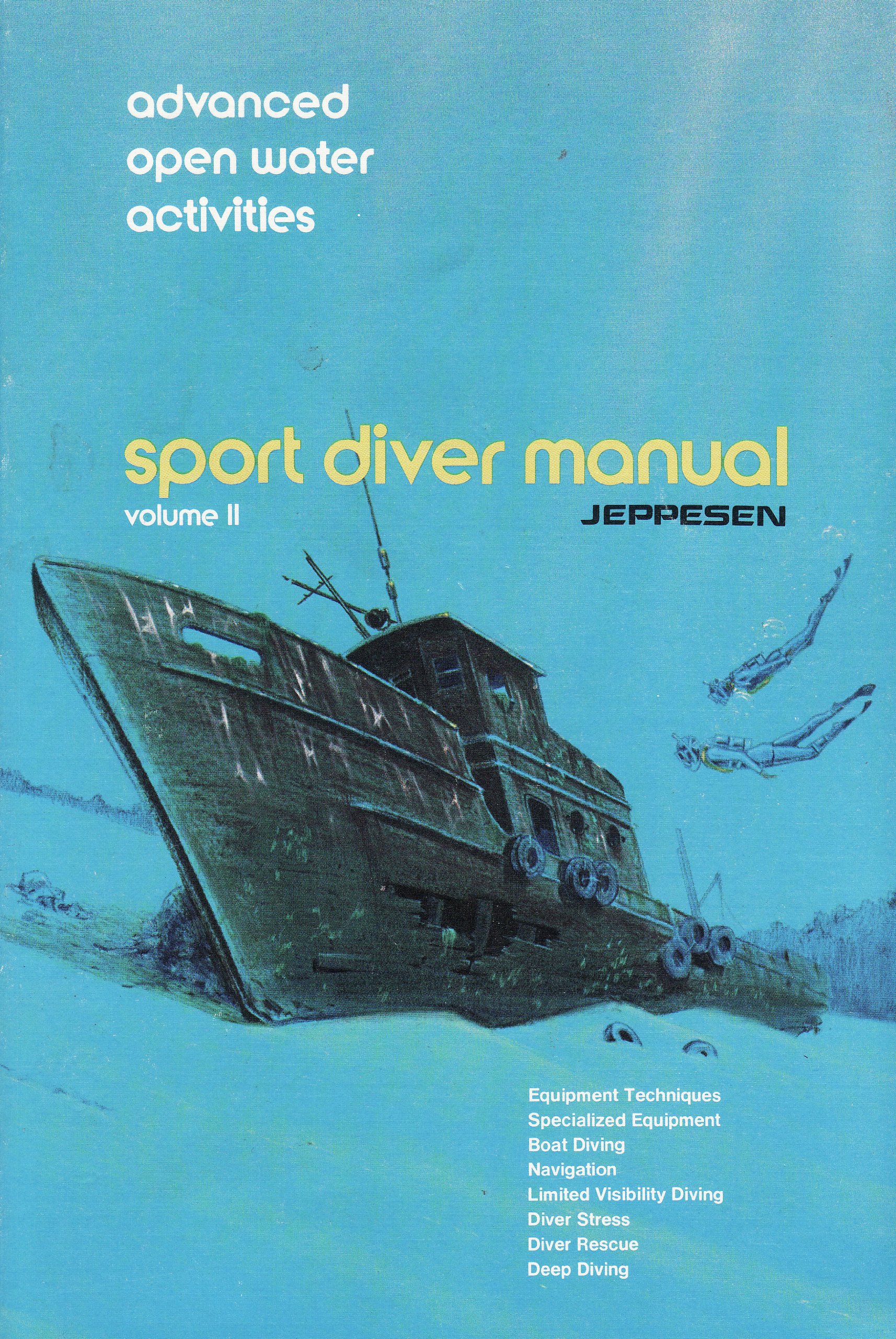 Sport Diver Manual Vol 2 By Jeppesen Sport Diving Manual Volume 2 Advanced Jeppesen Sanderson Inc 9780884870548 Amazon Com Books