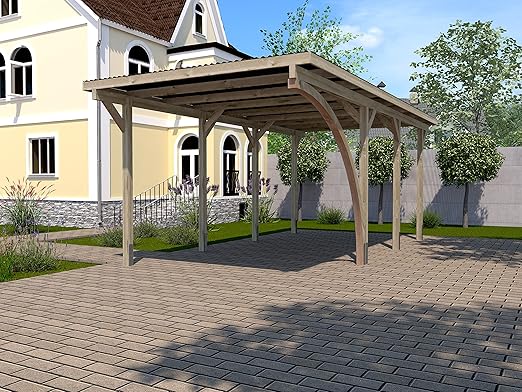 Weka Doppelcarport 616 A Mit Rundbogen Kdi Amazon De Garten