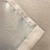 Enhanced Living Vogue Cream 90 x 54 Eyelet Thermal Noise Reducing Curtains view 4
