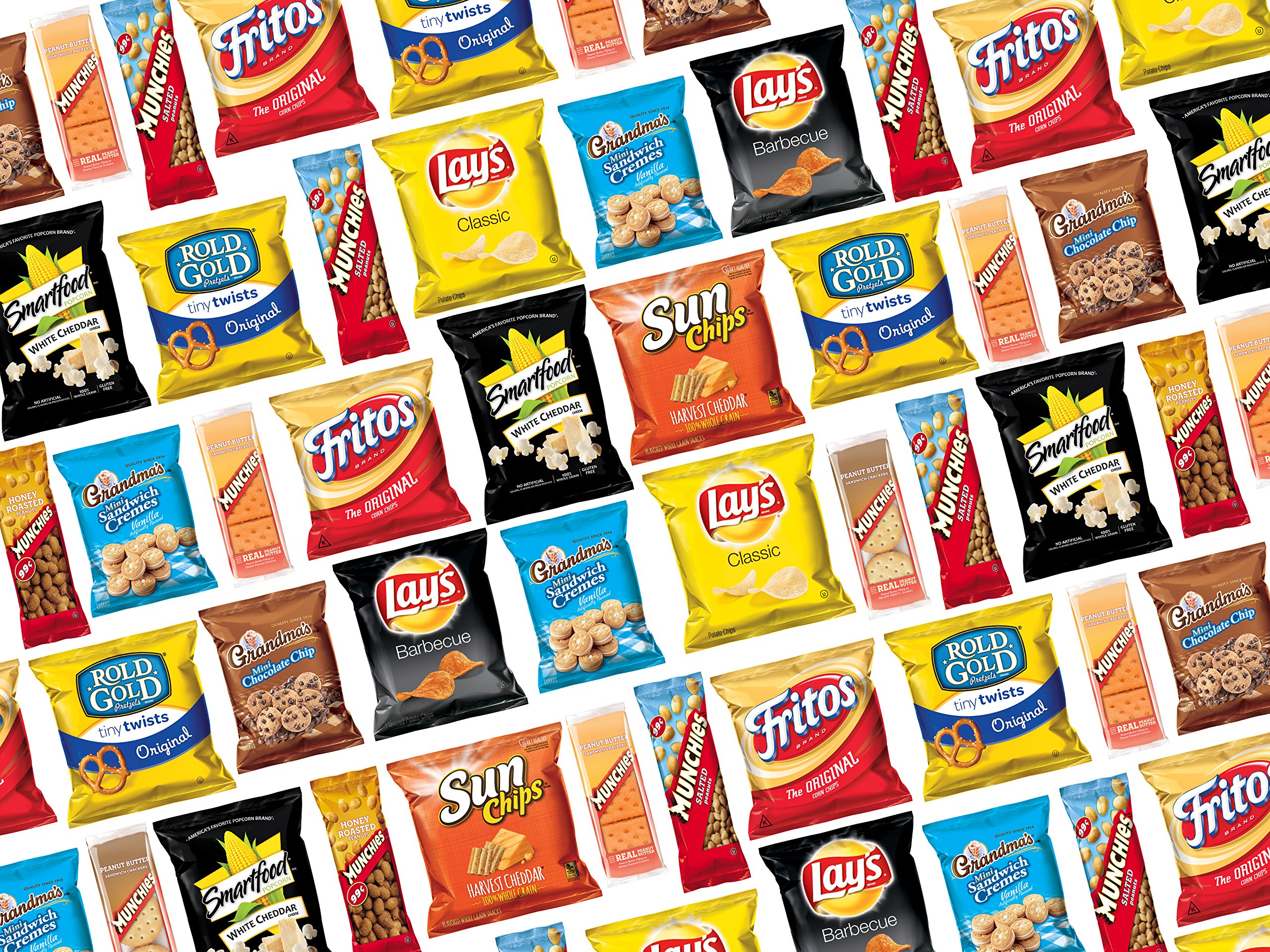 Sweet & Salty Snacks Variety Box, Mix of Cookies, Crackers, Chips