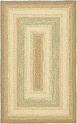 SAFAVIEH Braided Collection 3' x 5' Rust / Multi