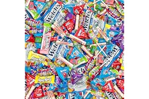 LAETAFOOD Halloween Party Candy Mix - Pinata Stuffers - Smarties, Kool-Aid, Tueni Pops, Fruit Chews (3 Pound Bag - Approx. 220 Count)