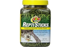 Zoo Med Laboratories ZM32 ReptiSticks Floating Aquatic Turtle Food, 4.85-Ounce