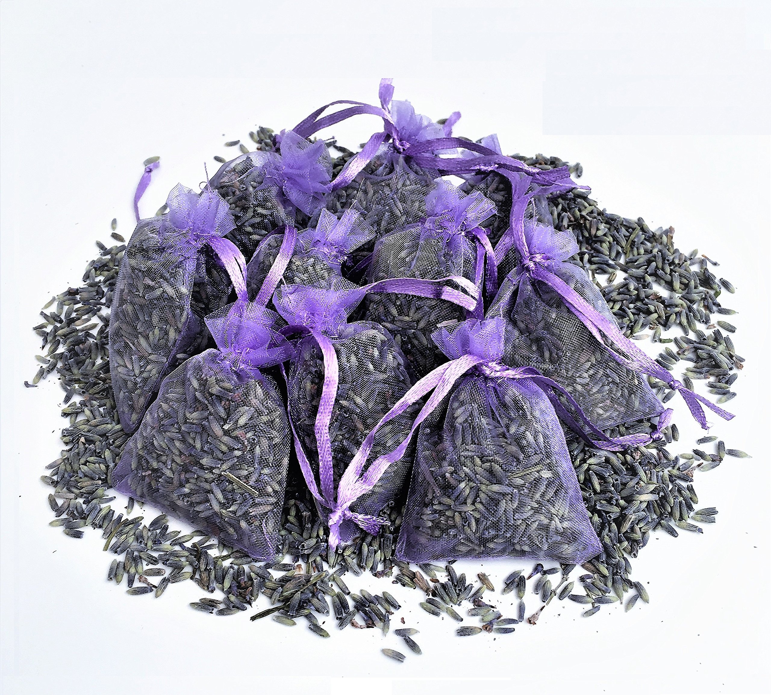 Mini Dried Lavender Flower Bags (10)