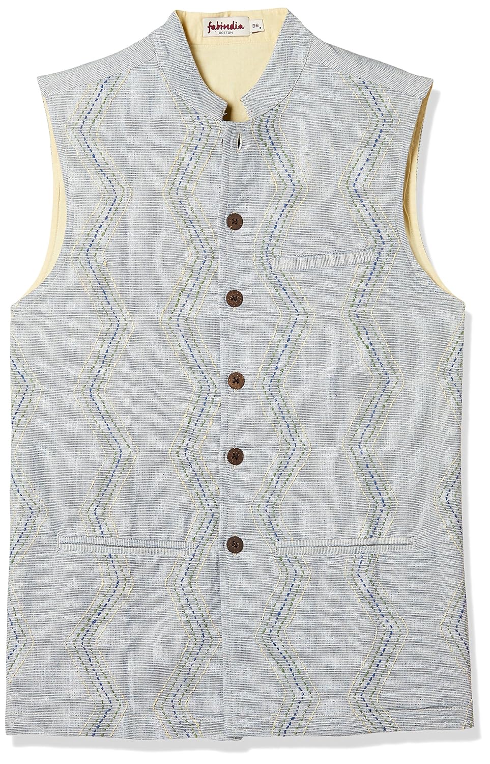 fabindia men's cotton jacket