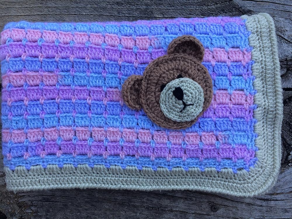 Baby Blanket. Unisex Baby Blanket. Crocheted Blanket. Baby