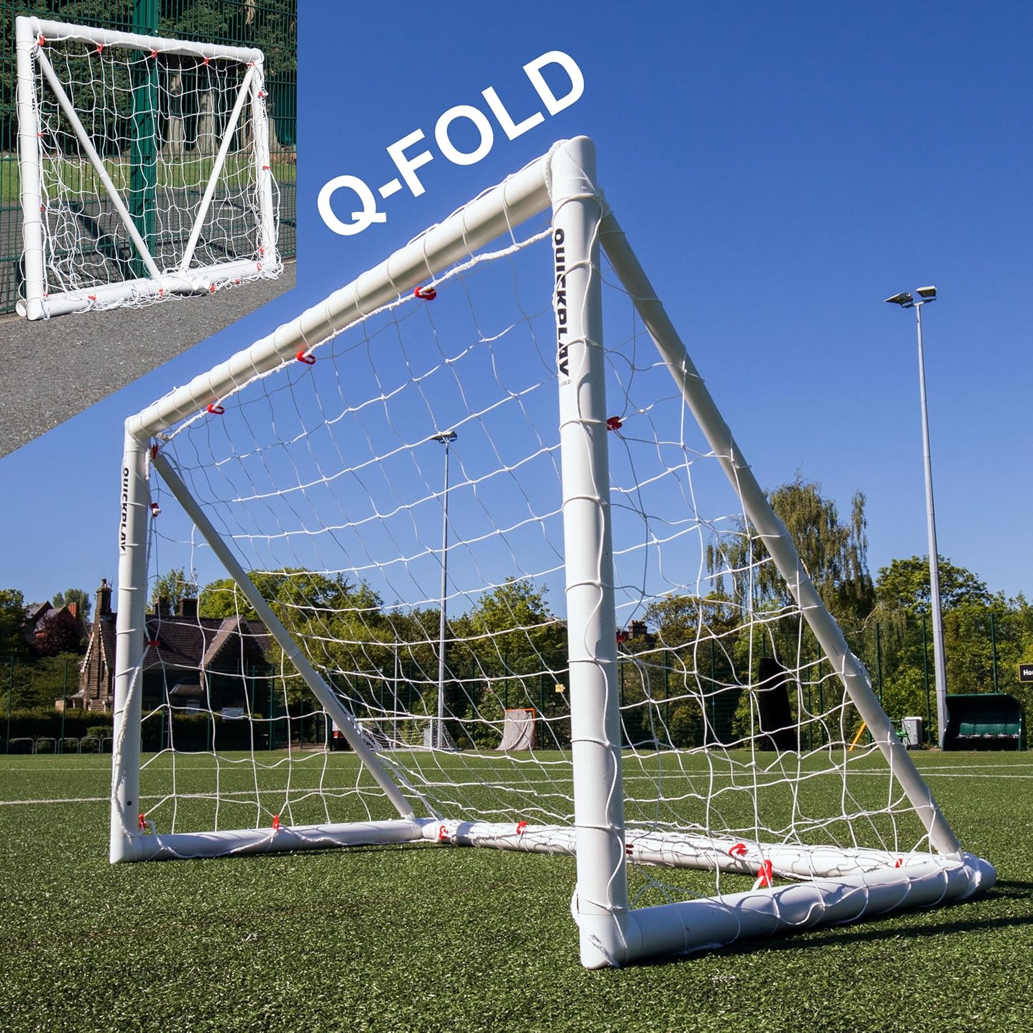 Amazon Com Quickplay Q Fold The 30 Second Folding Soccer Goal