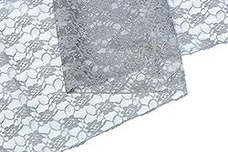MDS Pack of 20 Yard Bridal Solid Raschel Lace