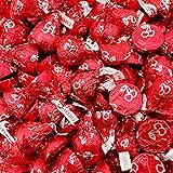 CrazyOutlet HERSHEY'S KISSES Milk Chocolate Filled with Cherry Cordial Creme Valentine's Candy, Bulk Pack 2 Pounds