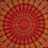 Bless International Handmade Indian Hippie Bohemian Psychedelic Tapestry 54x60 view 3
