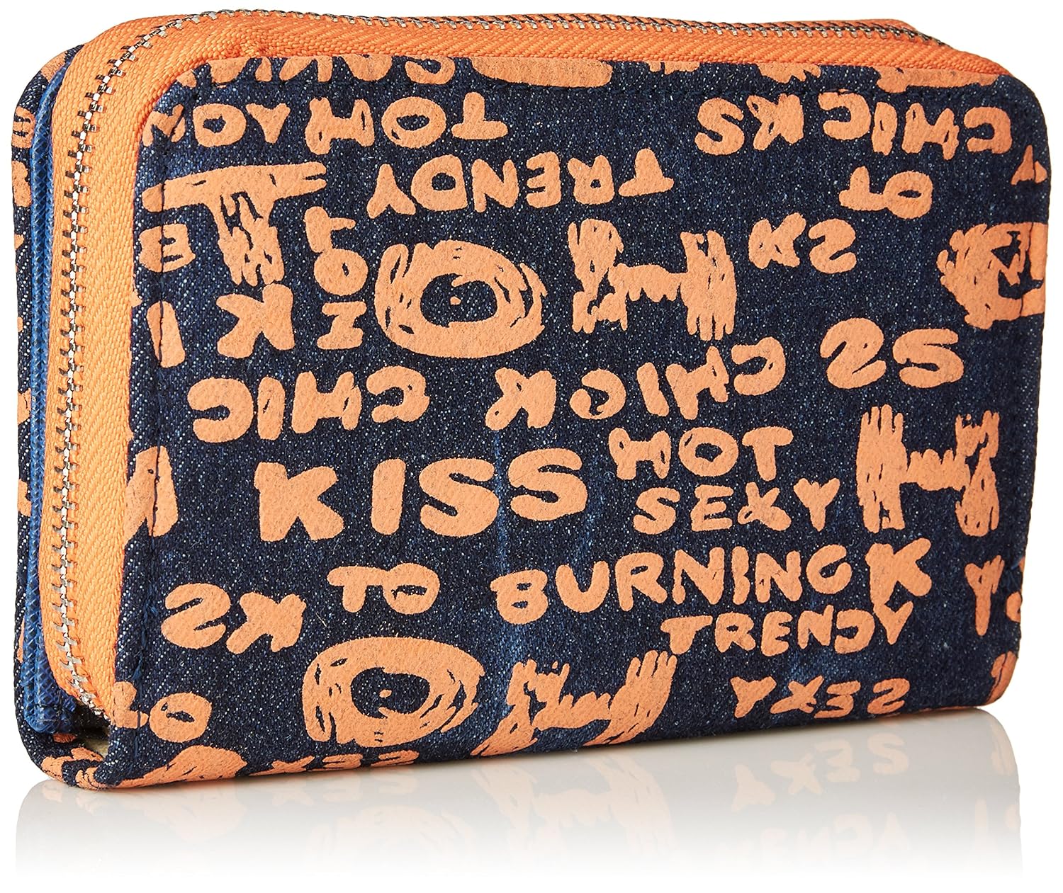 diana korr women's clutch (orange) (dkc204ora)