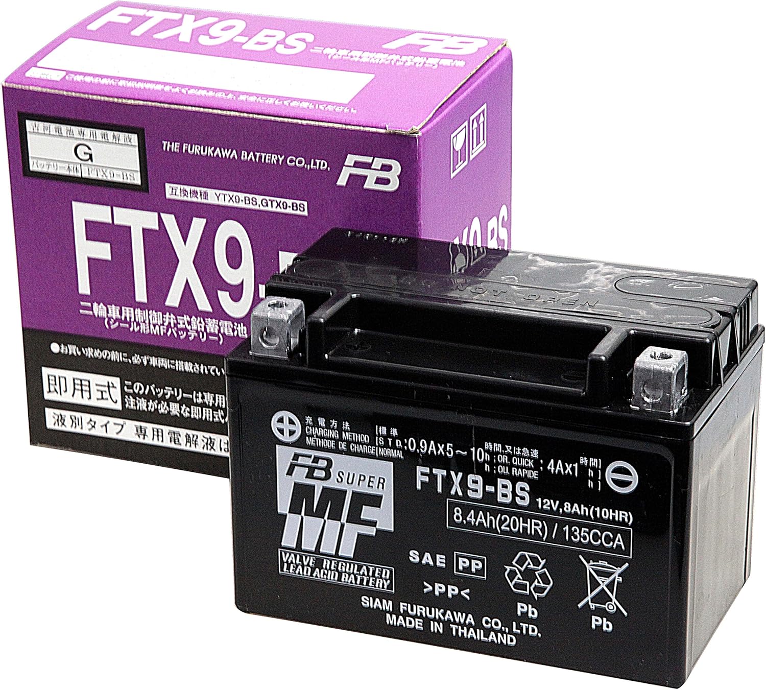 Ftx9 bs аккумулятор