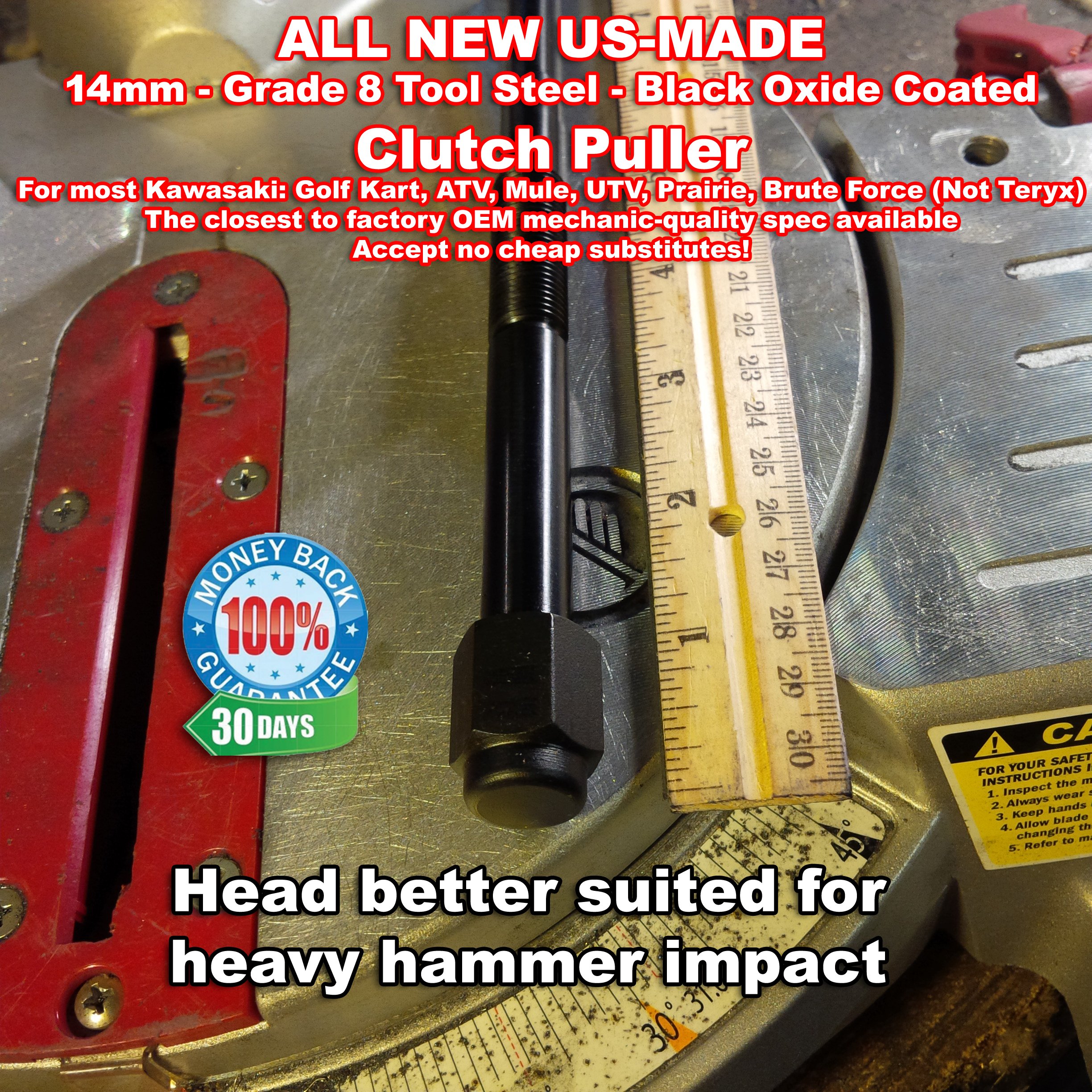 Galleon 14mm PULLER TOOL For CVT PRIMARY TORQUE CONVERTER CLUTCH FOR