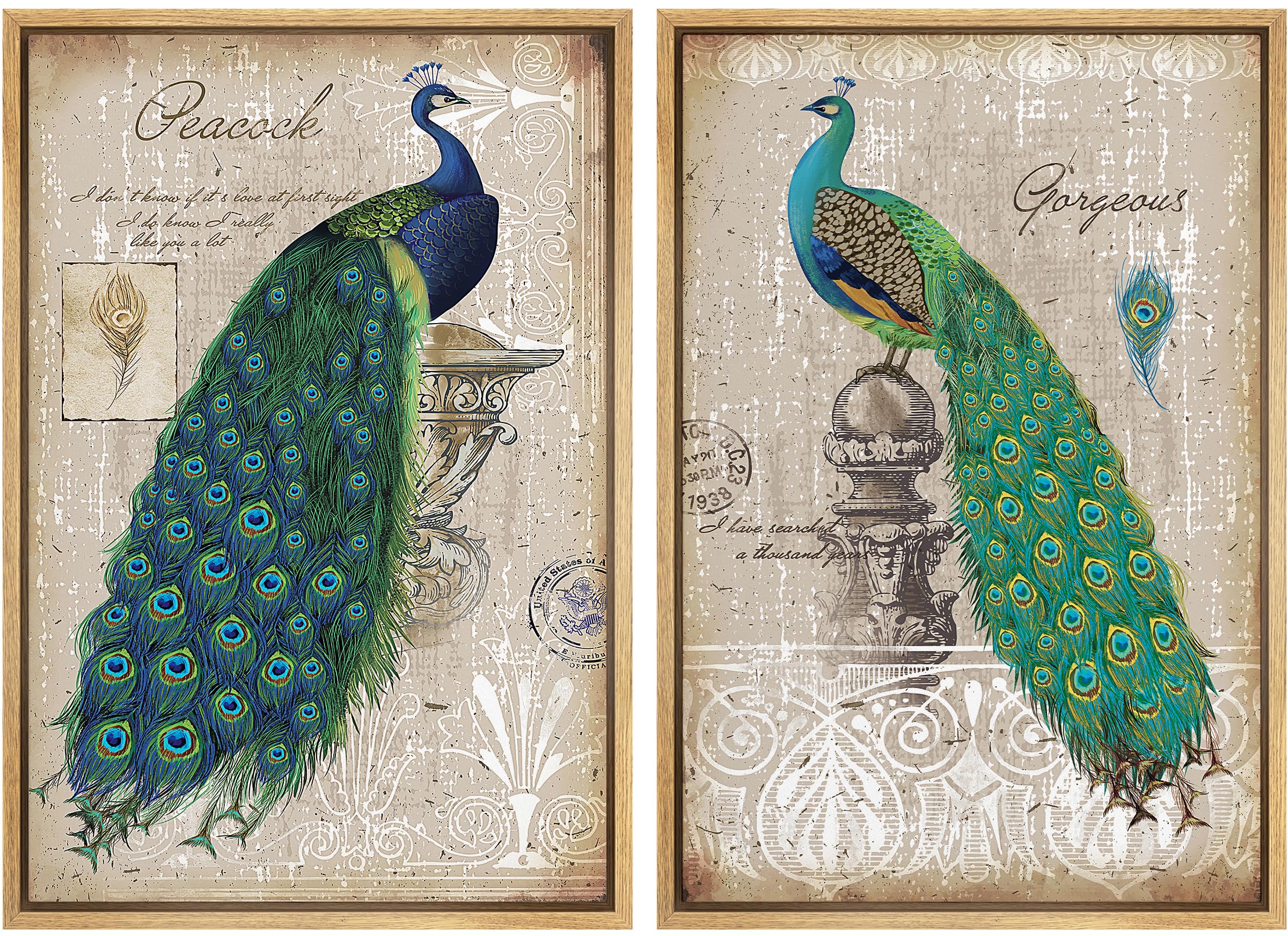 MUDECOR Framed Canvas Print Wall Art Vibrant