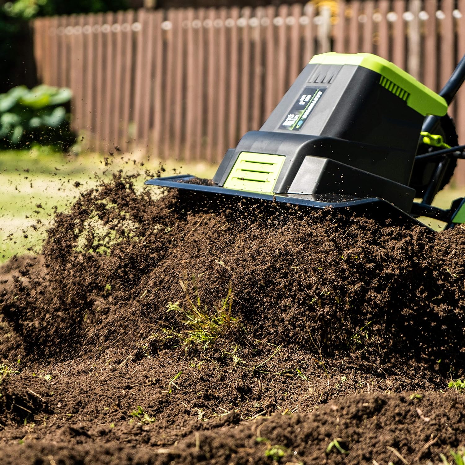 Earthwise TC70125 12.5-Amp 16-Inch Corded Electric Tiller/Cultivator, Green : Garden & Outdoor