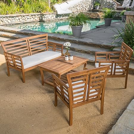 Amazon Com Louis Patio Furniture 4 Piece Outdoor Chat Set
