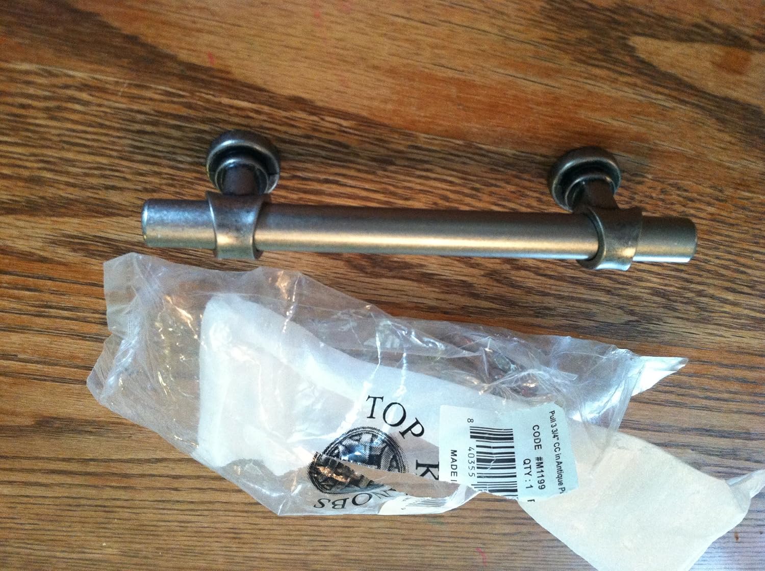 Top Knobs M1199 Dakota Collection 3 3 4 Center To Center Pewter
